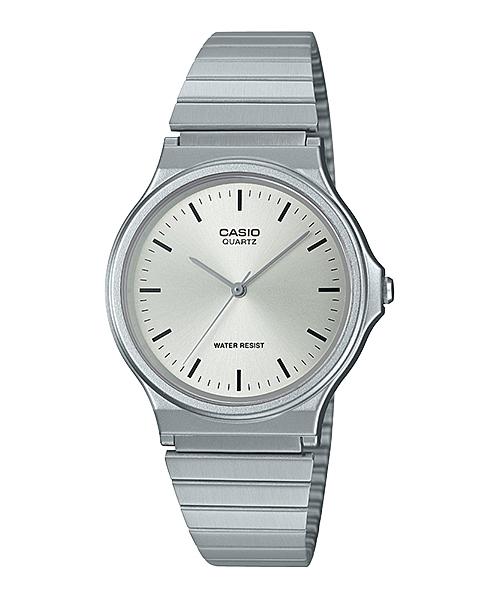 Casio Men's Analog Silver Stainless Steel Band Watch MQ24D-7E MQ-24D-7E Watchspree