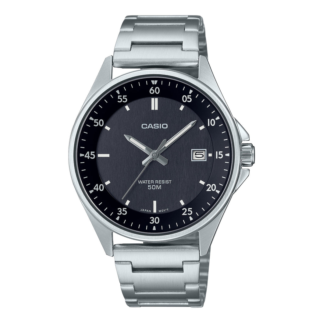Casio Men's Analog Sporty Stainless Steel Band Watch MTPE705D-1E MTP-E705D-1E Watchspree