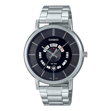 Casio Men's Analog Stainless Steel Band Watch MTPB135D-1A MTP-B135D-1A Watchspree