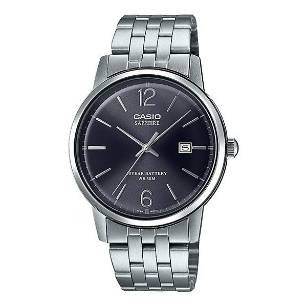 Casio Men's Analog Stainless Steel Band Watch MTS110D-1A MTS-110D-1A ...
