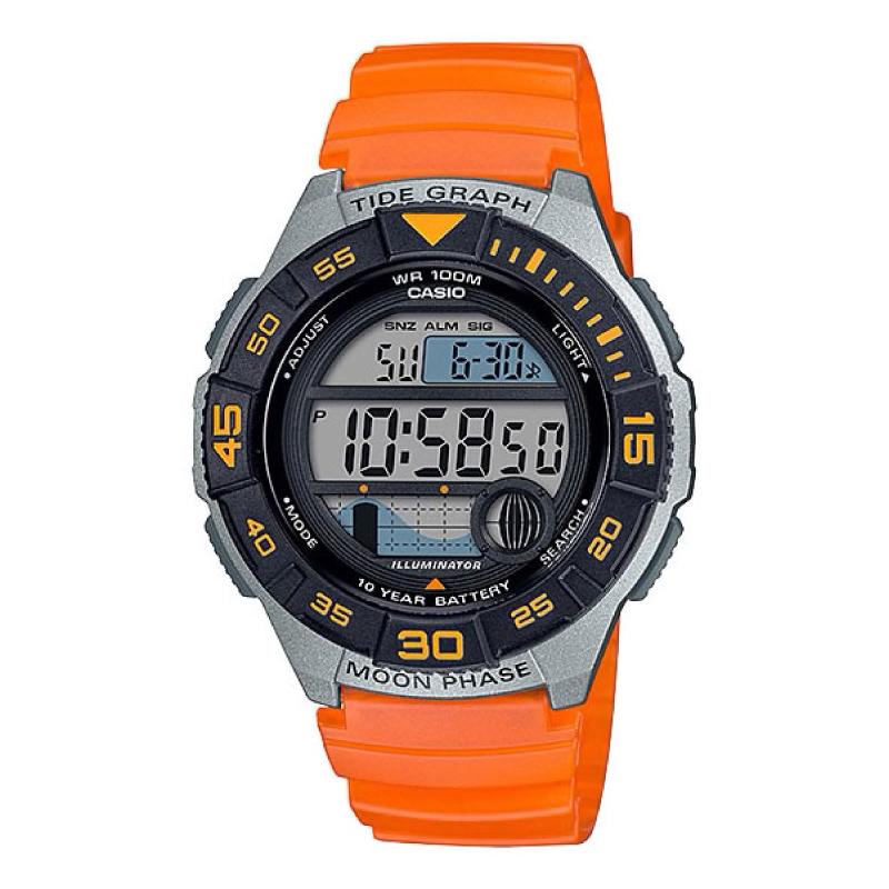 Casio Men's Sports Orange Resin Band Watch WS1100H-4A WS1100H-4A Watchspree