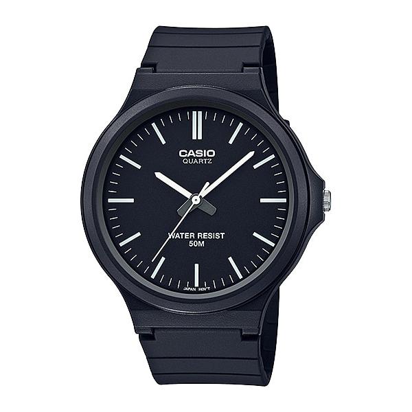 Casio Men's Standard Analog Black Resin Band Watch MW240-1E MW-240-1E Watchspree