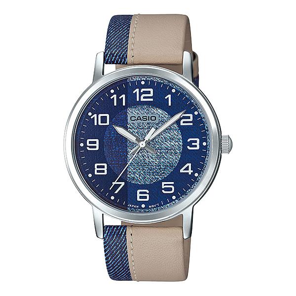 Casio Men's Standard Analog Brown Leather Band Watch MTPE159L-2B2 MTP-E159L-2B2 Watchspree