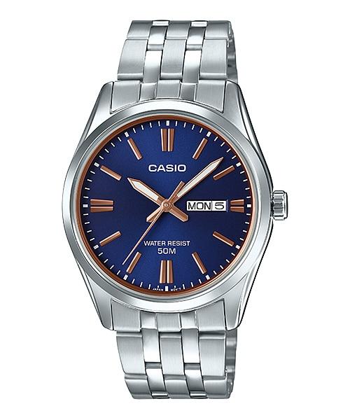 Casio Men's Standard Analog Silver Stainless Steel Band Watch MTP1335D-1A2 MTP-1335D-1A2 Watchspree
