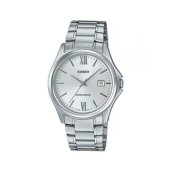 Casio Men's Standard Analog Silver Stainless Steel Band Watch MTP1404D-7A2 MTP-1404D-7A2 Watchspree