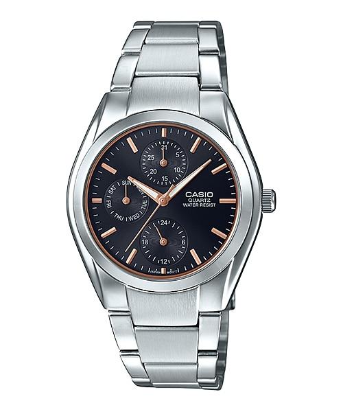 Casio Men's Standard Analog Silver Stainless Steel Band Watch MTP1405D-1A2 MTP-1405D-1A2 Watchspree