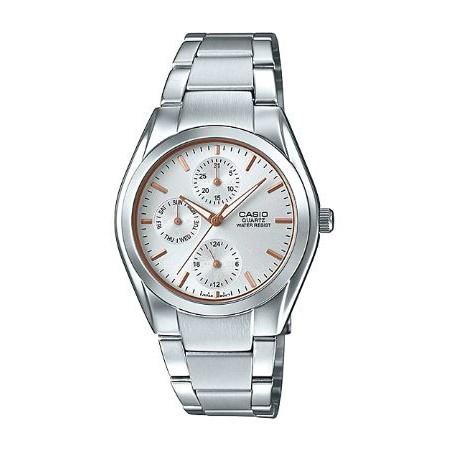 Casio Men's Standard Analog Silver Stainless Steel Band Watch MTP1405D-7A MTP-1405D-7A Watchspree