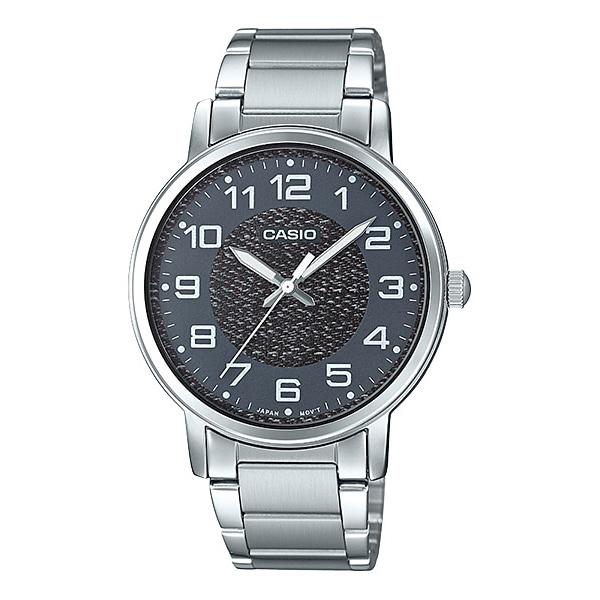 Casio Men's Standard Analog Silver Stainless Steel Band Watch MTPE159D-1B MTP-E159D-1B Watchspree