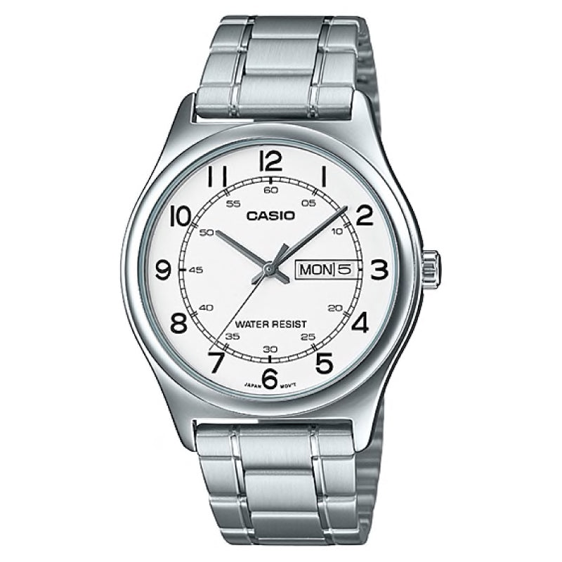Casio Men's Standard Analog Silver Stainless Steel Band Watch MTPV006D-7B2 MTP-V006D-7B2 Watchspree