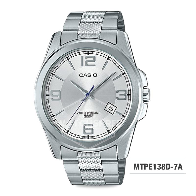 Casio Men's Standard Analog Stainless Steel Watch MTPE138D-7A Watchspree