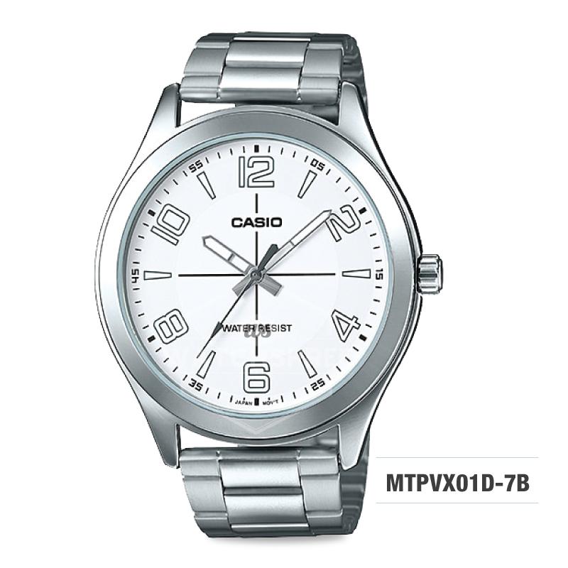 Casio Men's Standard Analog Stainless Steel Watch MTPVX01D-7B Watchspree