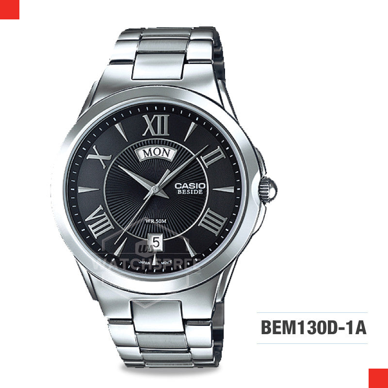 Casio Men's Watch BEM130D-1A Watchspree