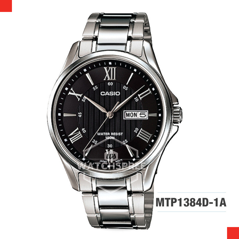 Casio Men's Watch MTP1384D-1A Watchspree