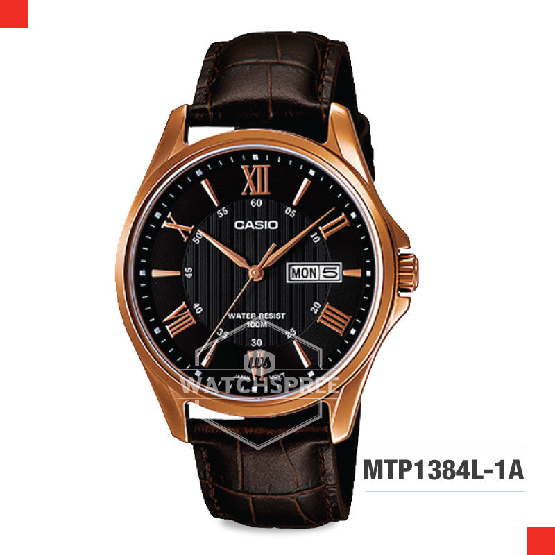 Casio Men's Watch MTP1384L-1A Watchspree
