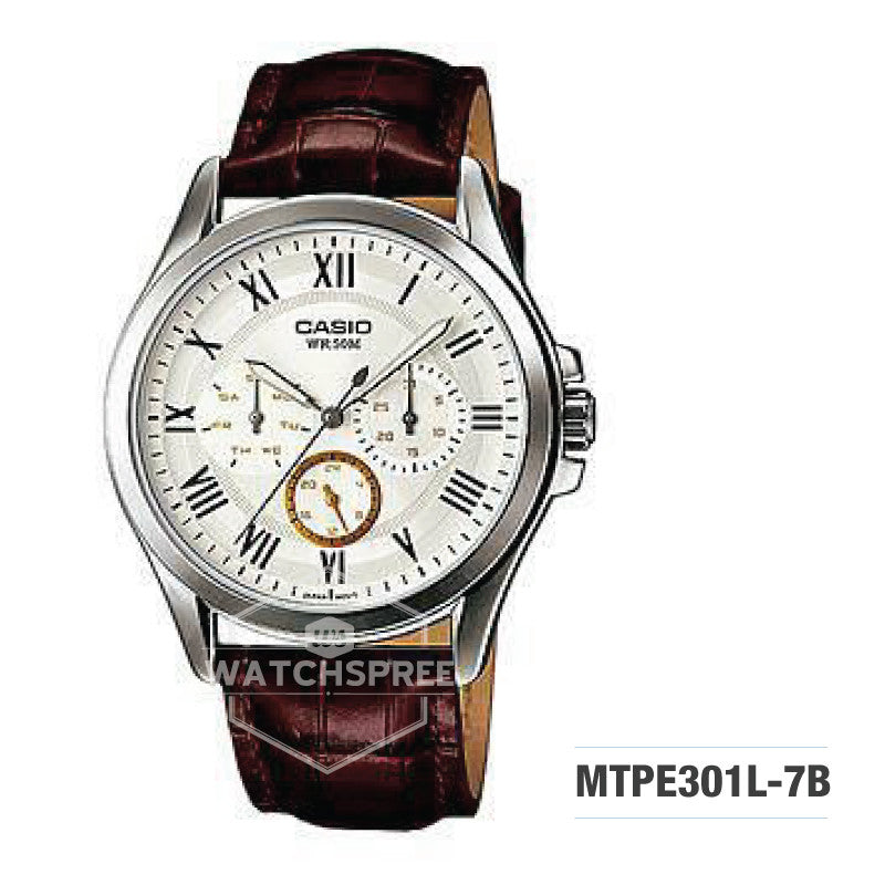 Casio Men's Watch MTPE301L-7B Watchspree