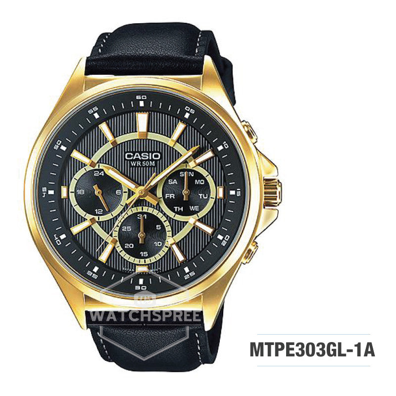 Casio Men's Watch MTPE303GL-1A Watchspree