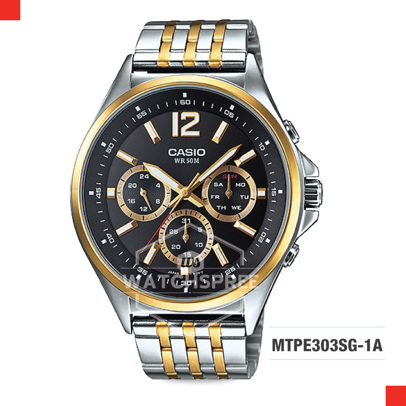 Casio Men's Watch MTPE303SG-1A Watchspree