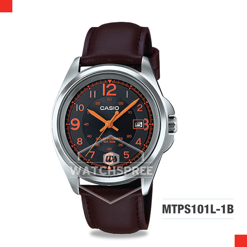 Casio Men's Watch MTPS101L-1B Watchspree