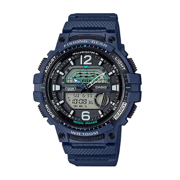 Casio Outgear Series Blue Resin Band Watch WSC1250H-2A WSC-1250H-2A Watchspree