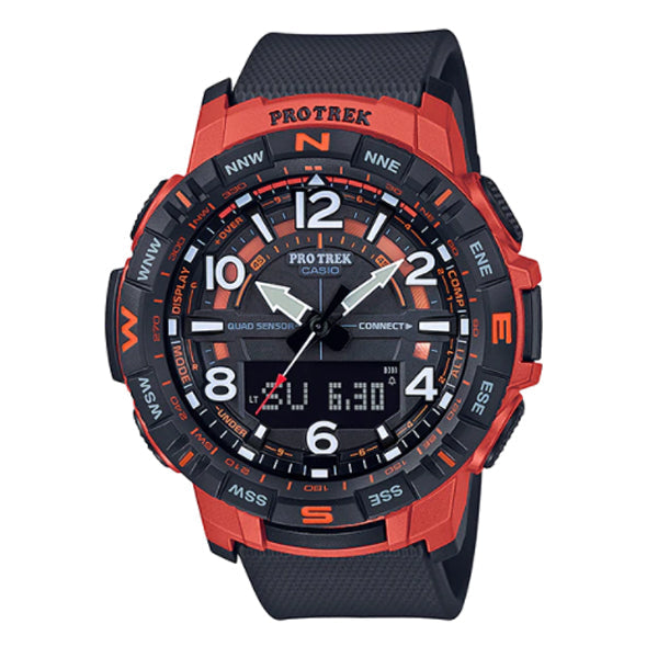 Casio Pro Trek PRT-B50 Series Quad Sensor Black Resin Band Watch PRTB50-4D PRT-B50-4D PRT-B50-4 Watchspree