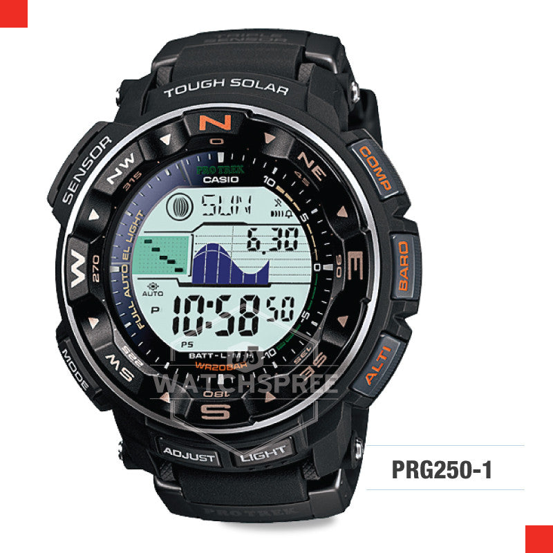 Casio Pro Trek Watch PRG250-1D Watchspree