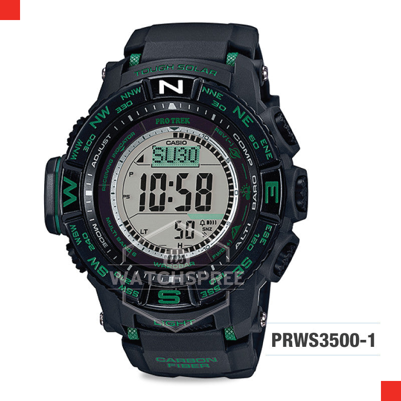 Casio Pro Trek Watch PRWS3500-1D Watchspree