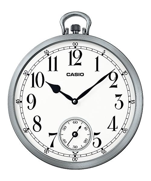 Casio Silver Resin Wall Clock IQ66-8D IQ66-8 (LOCAL BUYERS ONLY) Watchspree