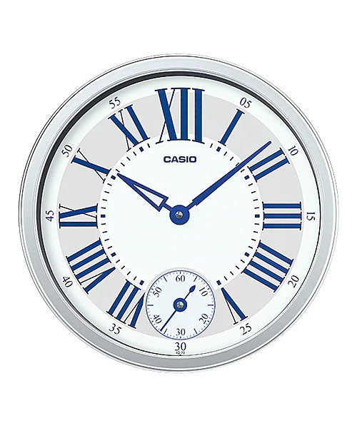 Casio Silver Resin Wall Clock IQ70-8D IQ70-8 (LOCAL BUYERS ONLY) Watchspree