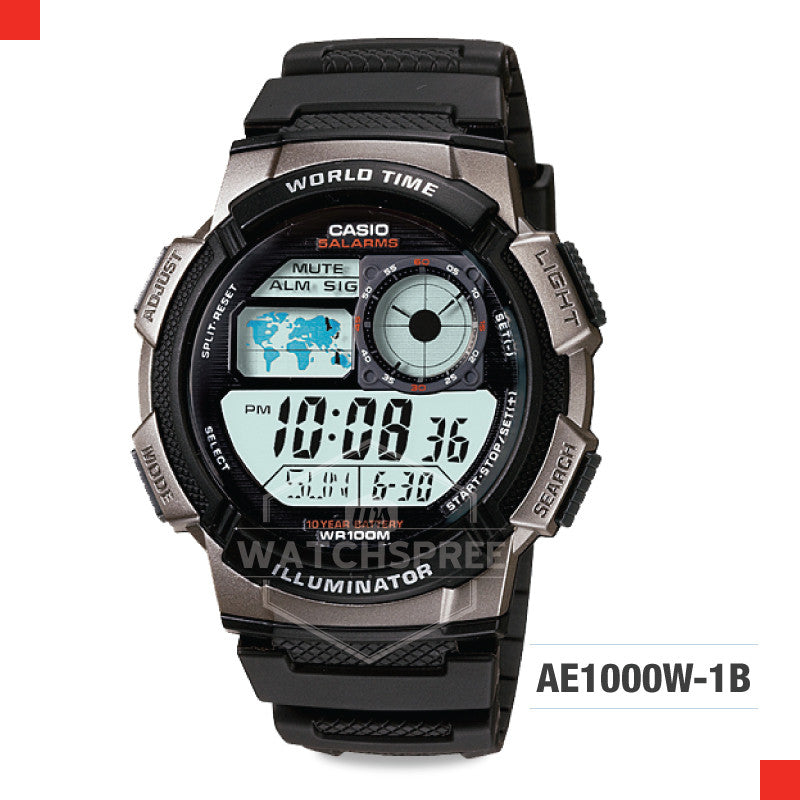 Casio Sports Watch AE1000W-1B Watchspree