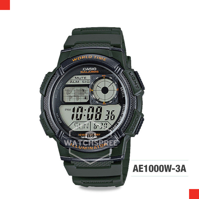 Casio Sports Watch AE1000W-3A Watchspree