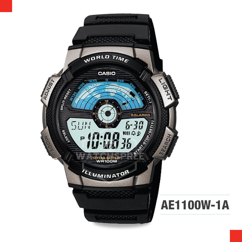 Casio Sports Watch AE1100W-1A Watchspree