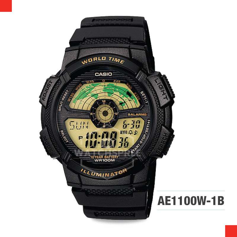 Casio Sports Watch AE1100W-1B Watchspree