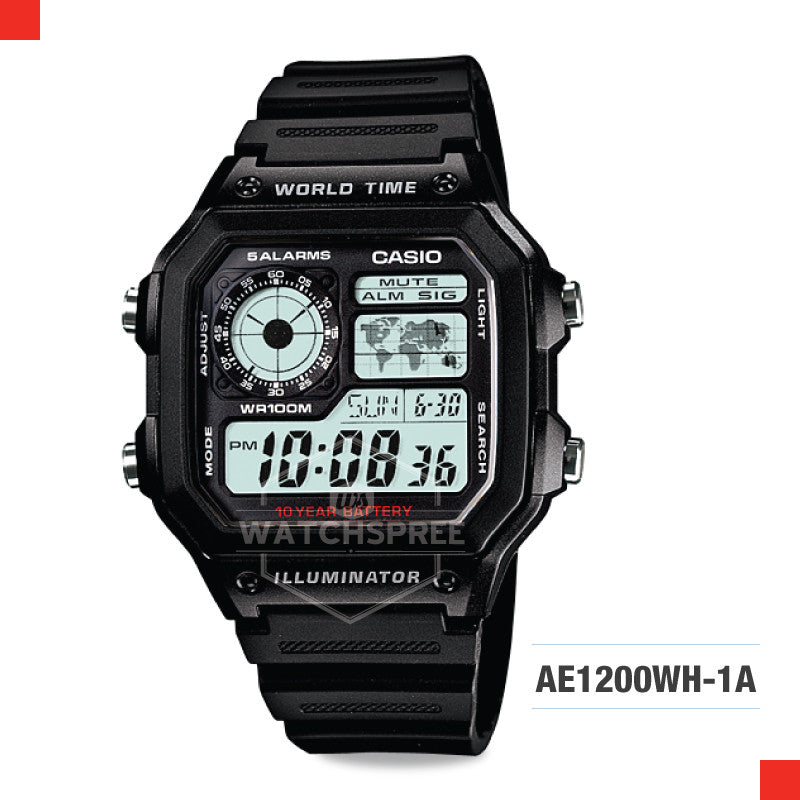 Casio Sports Watch AE1200WH-1A Watchspree