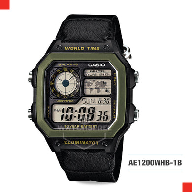 Casio Sports Watch AE1200WHB-1B Watchspree