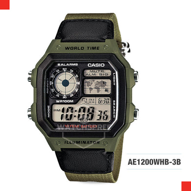Casio Sports Watch AE1200WHB-3B Watchspree