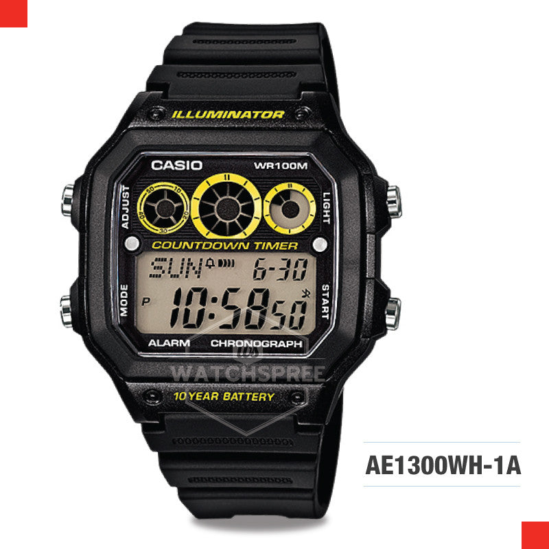 Casio Sports Watch AE1300WH-1A Watchspree