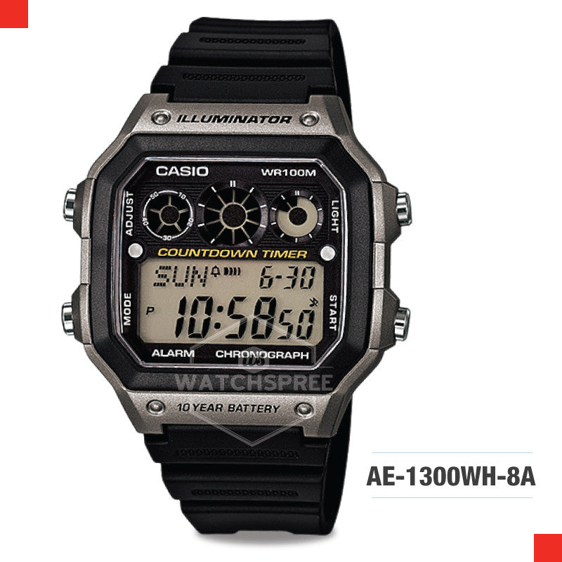 Casio Sports Watch AE1300WH-8A Watchspree