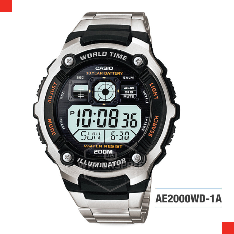 Casio Sports Watch AE2000WD-1A Watchspree