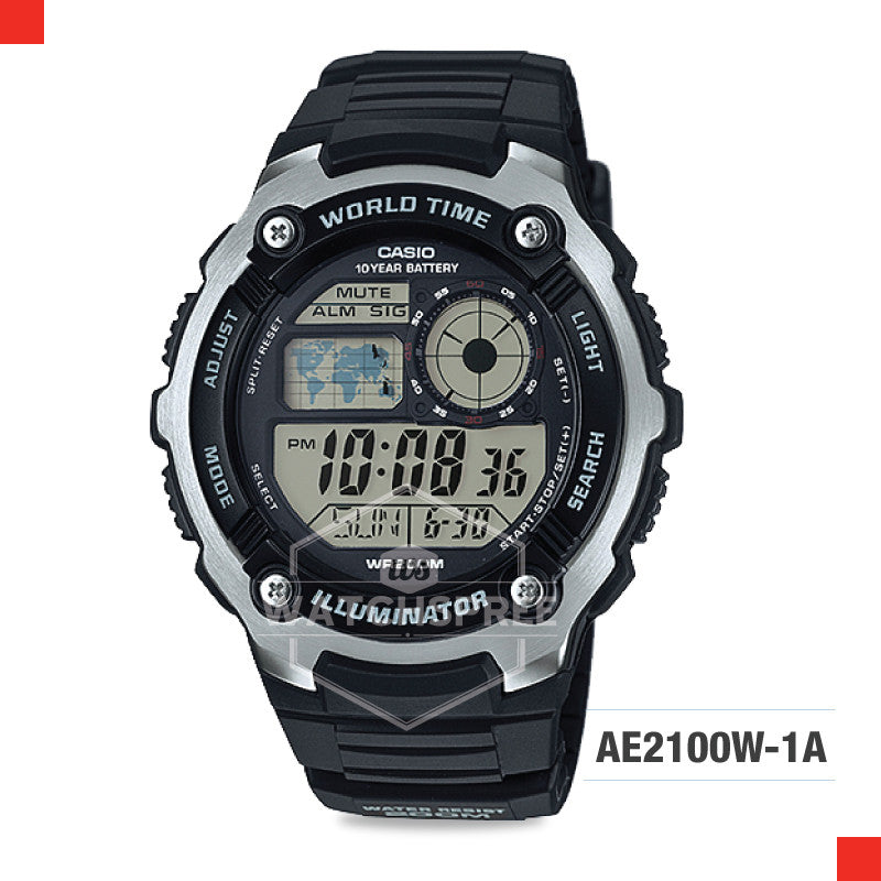Casio Sports Watch AE2100W-1A Watchspree