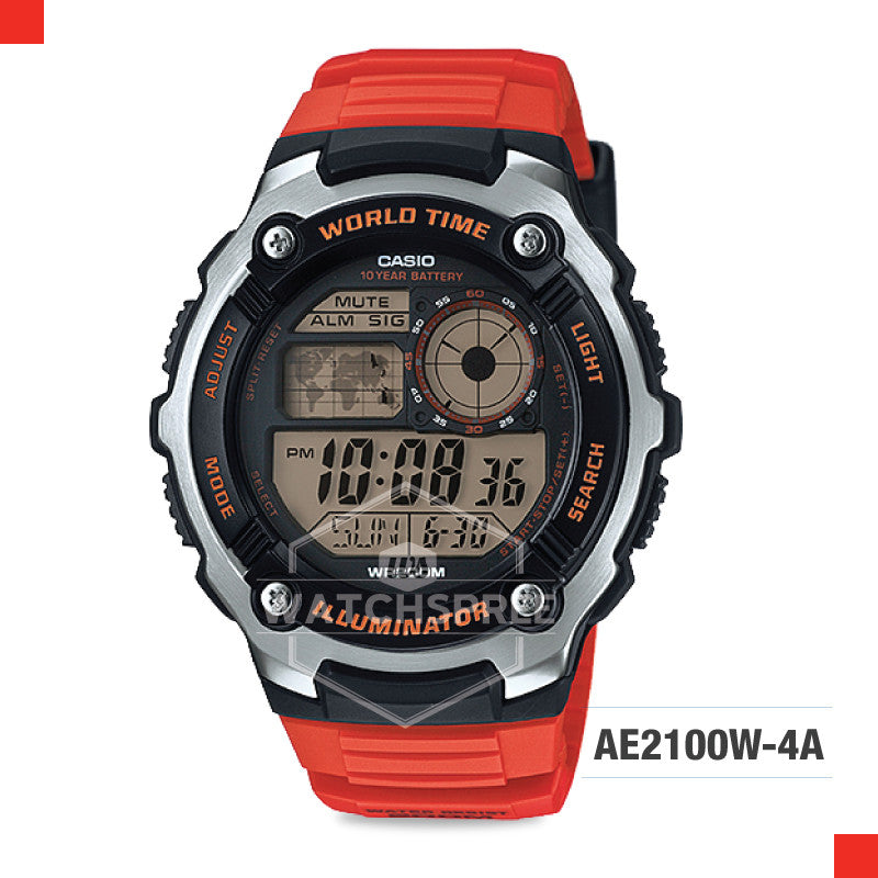 Casio Sports Watch AE2100W-4A Watchspree
