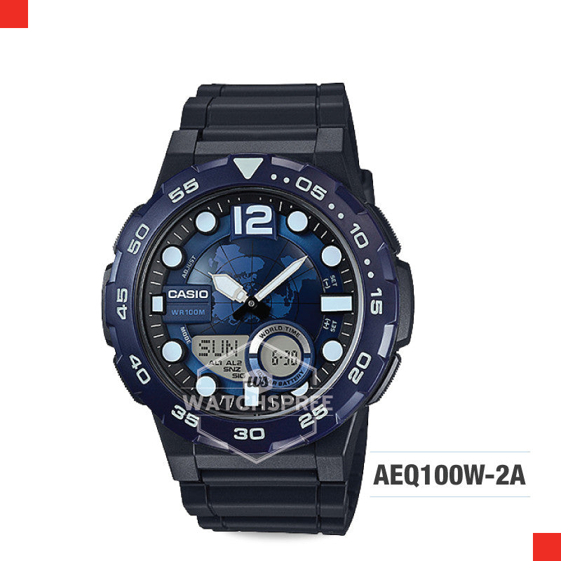 Casio Sports Watch AEQ100W-2A Watchspree