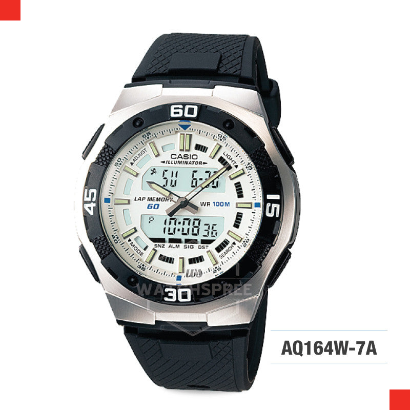 Casio Sports Watch AQ164W-7A Watchspree