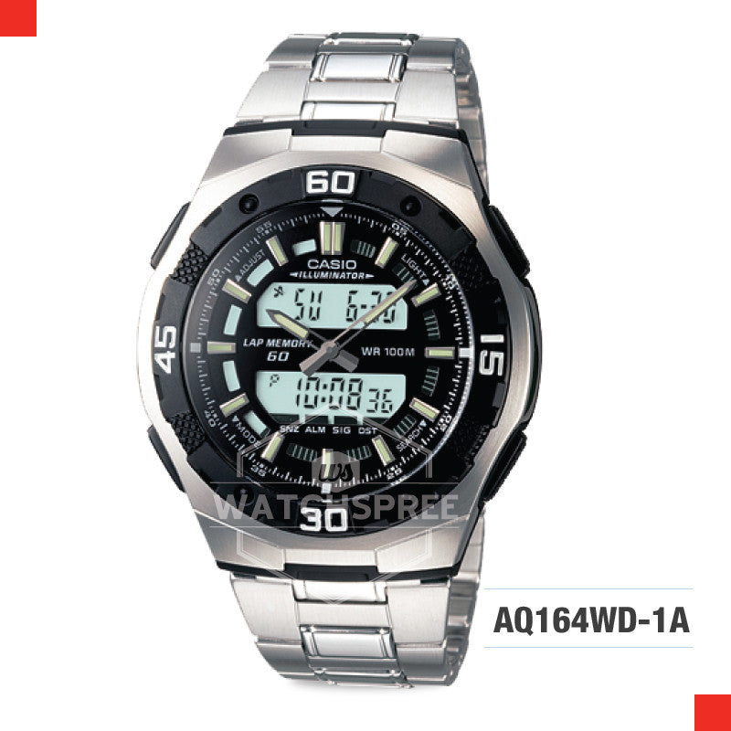 Casio Sports Watch AQ164WD-1A Watchspree