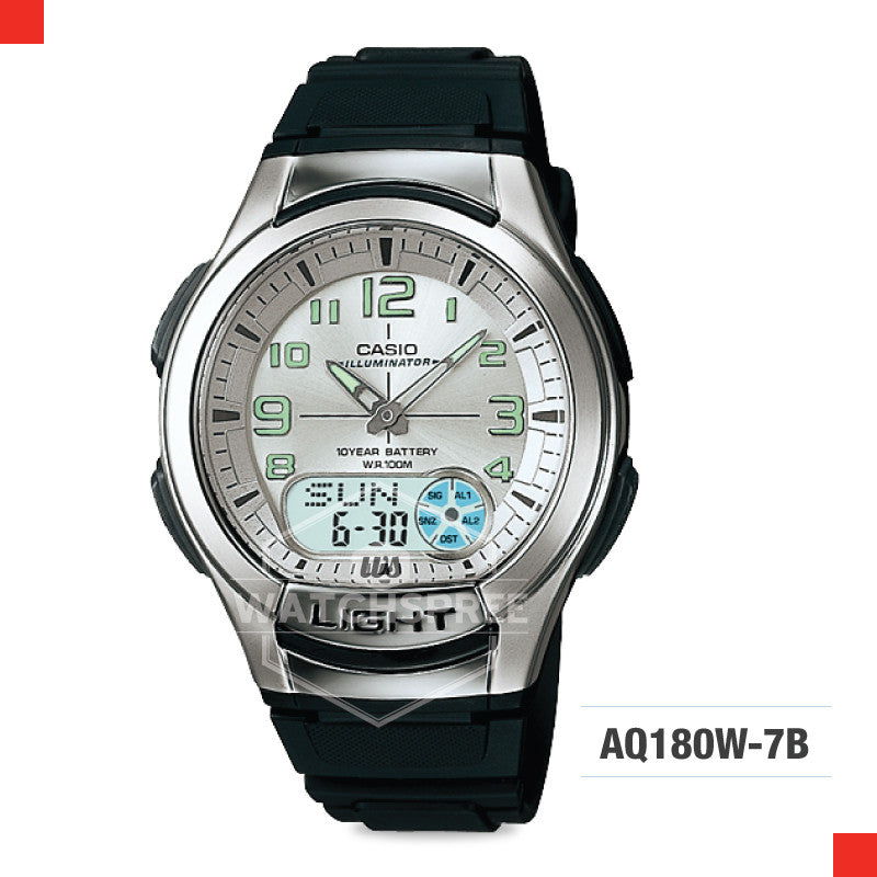 Casio Sports Watch AQ180W-7B Watchspree