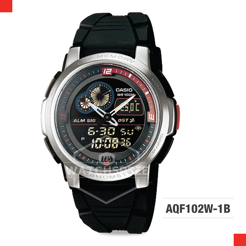 Casio Sports Watch AQF102W-1B Watchspree
