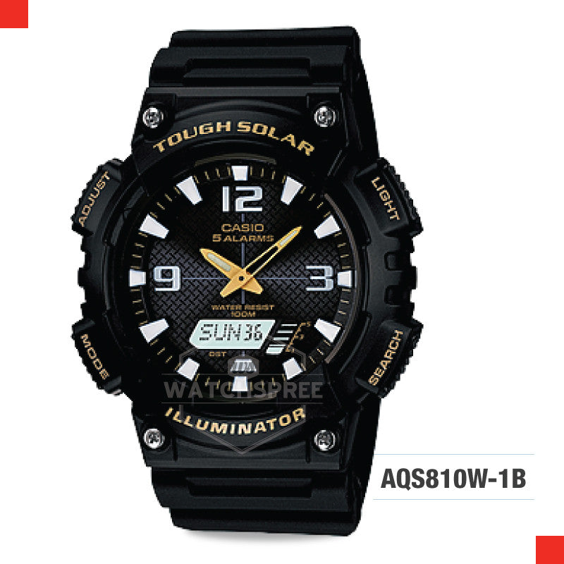 Casio Sports Watch AQS810W-1B Watchspree