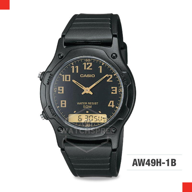Casio Sports Watch AW49H-1B Watchspree