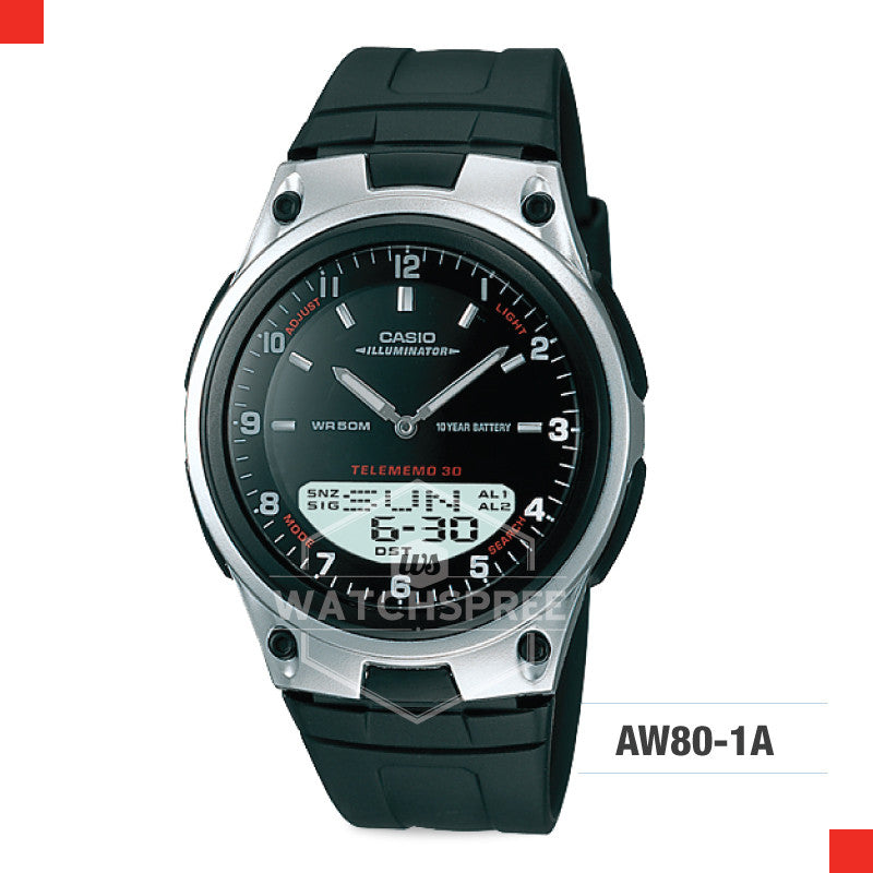 Casio Sports Watch AW80-1A Watchspree
