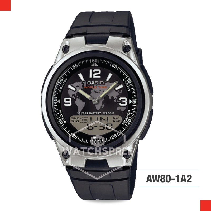 Casio Sports Watch AW80-1A2 Watchspree
