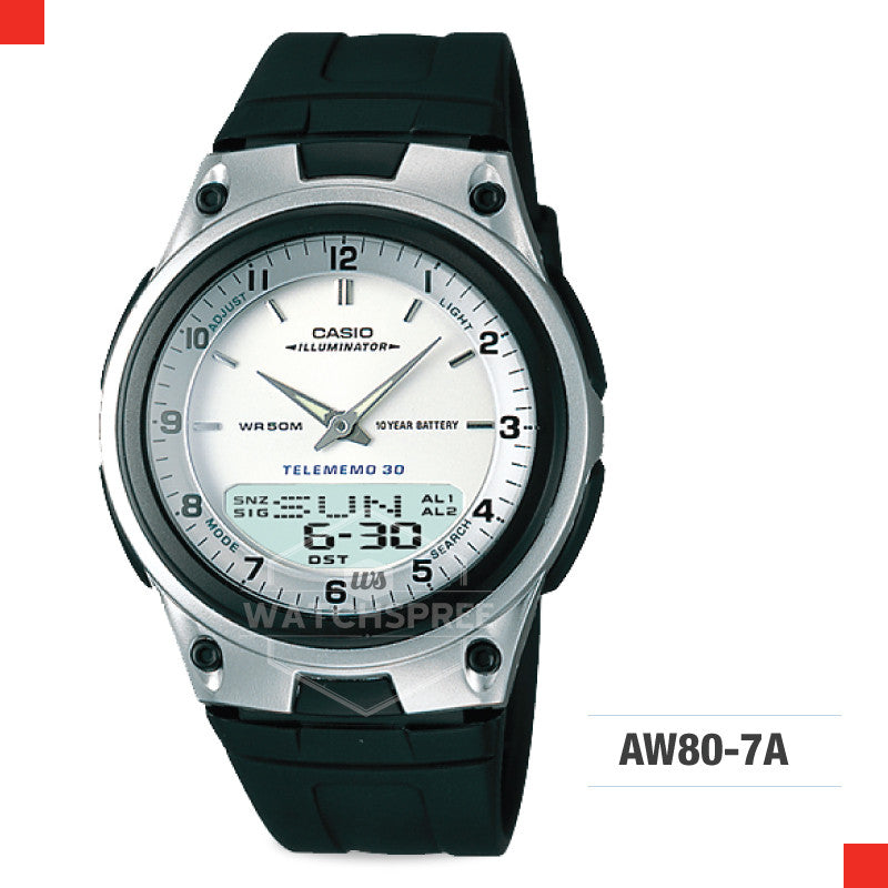 Casio Sports Watch AW80-7A Watchspree